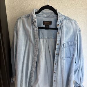 Eddie Bauer Light Blue Button Down Shirt